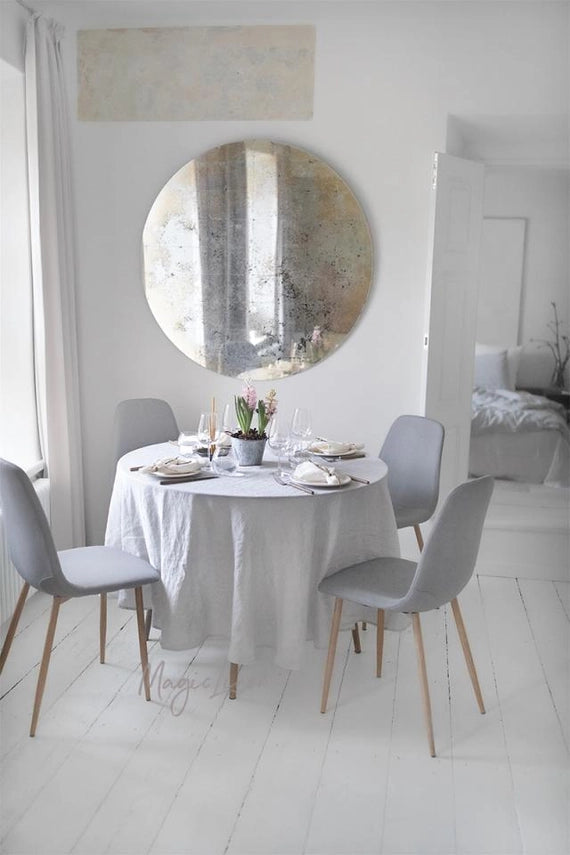Timeless | Tischdecke Leinen rund