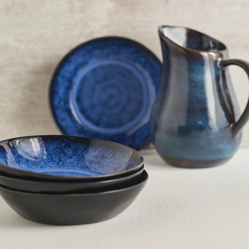 Wonder Blue | Nudelteller 4er-Set