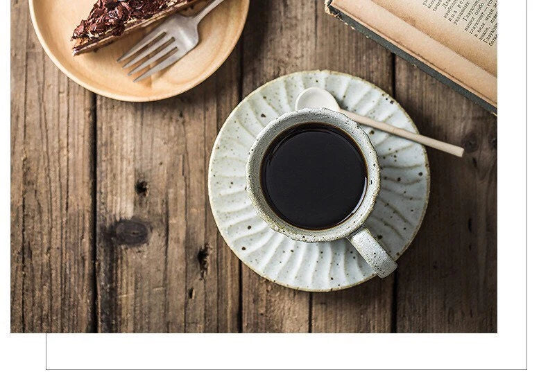 Vintage | Tasse mit Untersetzer