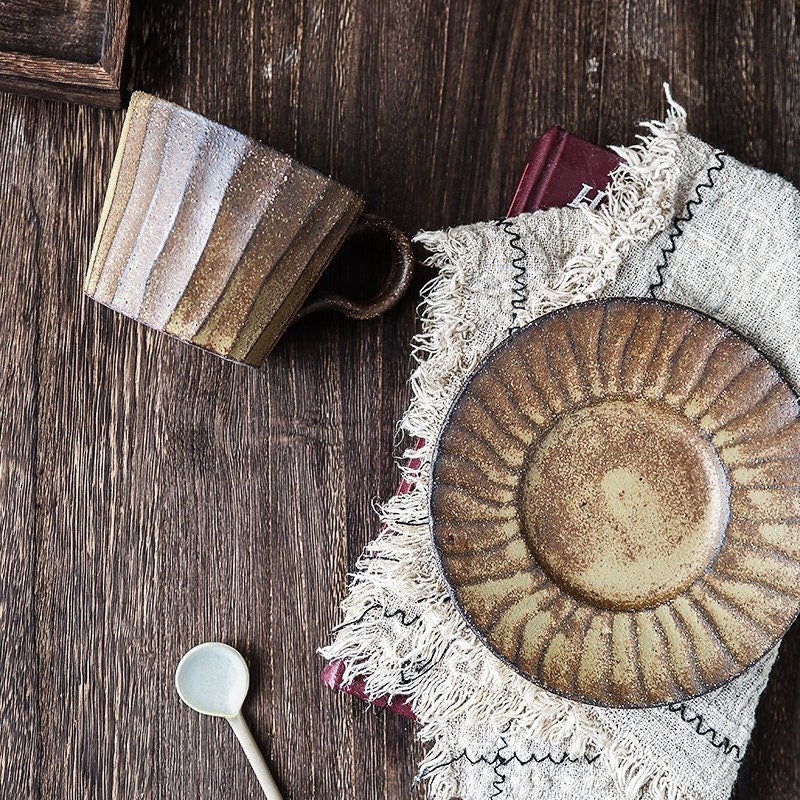 Vintage | Tasse mit Untersetzer