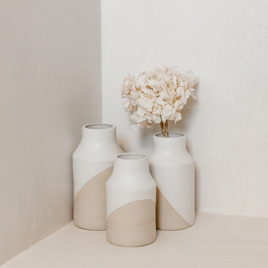 White Harmony Milk Pot | Vase
