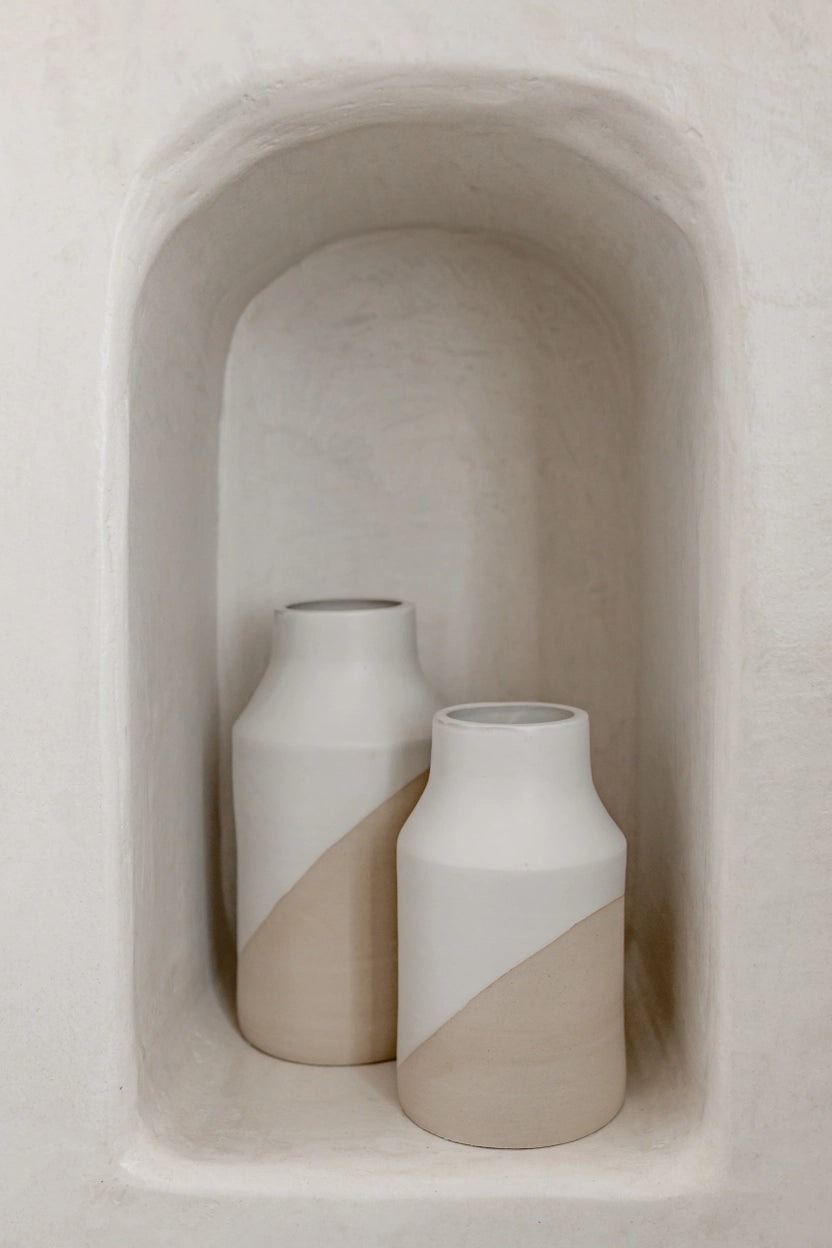 White Harmony Milk Pot | Vase