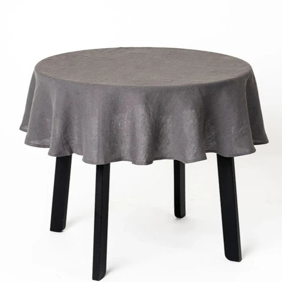 Timeless | Tischdecke Leinen rund