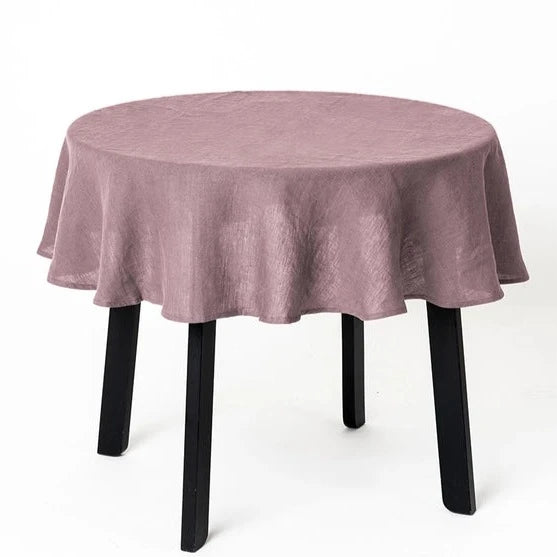 Timeless | Tischdecke Leinen rund