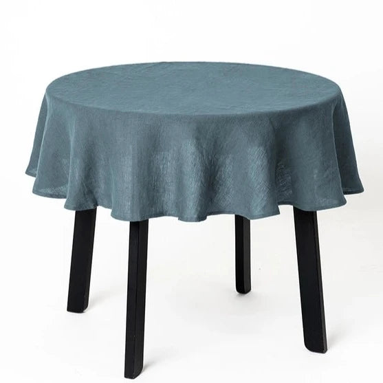 Timeless | Tischdecke Leinen rund